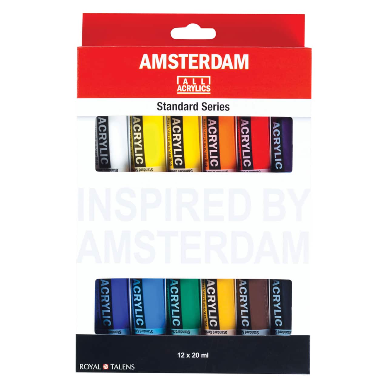 Amsterdam Standard Series Acrylic Paint, 12 Color Set